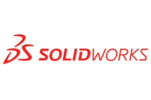 Dassault Systèmes SolidWorks logo representing a leader in 3D CAD design software.