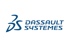 Dassault Systèmes logo representing a leader in 3D design and product lifecycle management solutions.