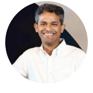 Portrait of Dr. Nickhil Jakatdar, a visionary entrepreneur and mentor at COEP's BHAU Institute, supporting innovation and leadership.