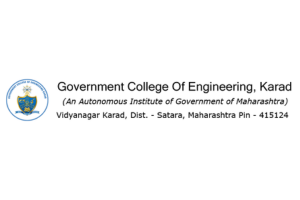 Government College of Engineering, Karad logo representing a premier technical institution in Maharashtra.