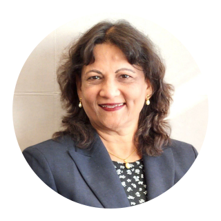 Portrait of Mrs. Alka Karkare, a dedicated mentor and leader at COEP's BHAU Institute, supporting innovation and entrepreneurship.