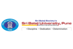 Sri Balaji University logo representing a prestigious institution for higher education and management studies.